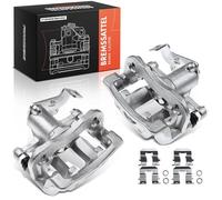 Frankberg 2x Brake Caliper Disc Brake Rear Left Right with Bracket (hole spacing 100mm) Compatible with i10 BA IA i20 GB IB i20 Active GB IB Replace# 344791