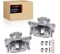 Frankberg 2x Brake Caliper Disc Brake Rear Left Right with Bracket (hole spacing 146mm) Compatible with D8W D7W 3.8 4WD 2004-2011 Replace# 19B2932