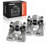 Frankberg 2x Brake Caliper Front Left Right Compatible with 3 Series Touring E91 1 Series E81 3 Series E90 1 Series E87 1 Series Cabriolet E88 Replace# 34116776527