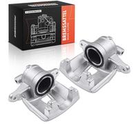 Frankberg 2x Brake Caliper Front Only for Vented brake disc type Compatible with mito Nemo Box/Estate 500 500C Doblo MPV Grande Punto Linea Qubo Adam Corsa D Replace# 77363930