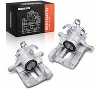 Frankberg 2x Brake Caliper Rear Axle Replace # 7D0615424B, 7D0615423B | Compatible with VW Sharan,Transporter IV,Seat Alhambra,Ford Galaxy; Floating Caliper,Without Bracket,Number Of Pistons: 1