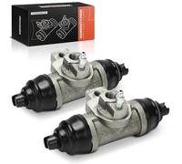 Frankberg 2x Brake Cylinder Rear Axle Compatible with T.r.a.n.s.p.o.r.t.e.r IV Bus 70B 70C 70J 70K 7DB 7DC 7DJ 7DK (90-03) T.r.a.n.s.p.o.r.t.e.r IV Box 70A 70H 7DA 7DH (90-03) Replace# 721611047