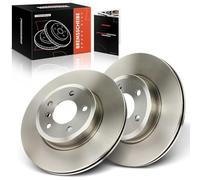 Frankberg 2x Brake Disc Front Axle Ventilated Compatible with X3 E83 2.0d-3.0i xDrive xDrive18d xDrive20d xDrive20i xDrive30d xDrive30i 2.0L-3.0L 2003-2011 Replace# 34113400151