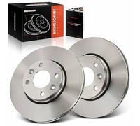 Frankberg 2x Brake Disc Front Compatible with Dokker MPV KE 1.2L-1.6L 2012-2024 LodG.Y JS 1.2L-1.6L 2012-2024 C.a.p.t.u.r I H5 J5 0.9L 2013-2019 Clio IV BH Replace# 402061200R