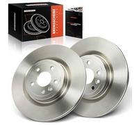 Frankberg 2x Brake Disc Rear Compatible with F-Pace X761 2.0L 3.0L 2015-2023 Discovery Sport L550 2.0L 2.2L 2014-2023 Ran.ge Ro.ver Velar L560 2.0L 3.0L 2017-2023 Replace# T4A2061