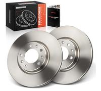 Frankberg 2x Brake Discs Brake Disk front axle Left Right Compatible with Berlingo EC ER 1.2L 1.5L Electric 2018-2024 C4 Grand Picasso II DA DE 1.2L-2.0L 2013-2024 Replace# 1642765080