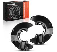 Frankberg 2x Brake Dust Shield Brake Disc Cover Front Axle Compatible with M.u.l.t.i.v.a.n V 7EF 7EM 7EN 7HF 7HM 7HN 2003-2015 Transporter V Bus 7EB 7EJ 7HB 7HJ 2003-2015 Replace# 7E0615312