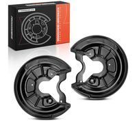 Frankberg 2x Brake Dust Shield Brake Disc Cover Rear Left Right Compatible with A3 8P1 1.2L-2.0L 2003-2012 Altea 5P1 1.2L-2.0L 2004-2024 Golf V 1K1 1.4L-2.0L 2003-2009 Replace# 1K0615611AB