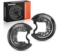 Frankberg 2x Brake Dust Shield Brake Disc Cover Rear Left Right Compatible with A3 8P1 1.8L-3.2L 2003-2012 Golf V 1K1 1.9L 2.0L 2004-2008 C.a.d.d.y Alltrack MPV SAB 2.0L 2015-2024 Replace# 1K0615611N