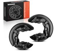Frankberg 2x Brake Dust Shield Brake Disc rear axle 1T0615611C | Compatible with: A1 Sportback 8XA 8XF, Altea XL 5P5 5P8, A3 8P1, Superb II Combi 3T5, A3 Sportback 8PA, Yeti 5L