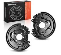 Frankberg 2x Brake Dust Shield Rear Axle Compatible with Yaris P1 1.0L-1.5L 1999-2003 Yaris Verso P2 1.3L-1.5L 1999-2003 Yaris Verso Van P2 1.4L 1.5L 2000-2003 Replace# 4650352040