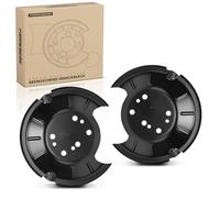 Frankberg 2x Brake Dust Shield Rear Axle Left Right Compatible with Fiesta VI CB1 CCN 1.6L 2013-2017 Replace# 1780883