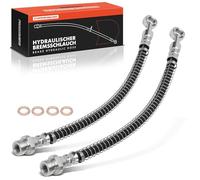 Frankberg 2x Brake Hose Front 280mm Compatible with i10 BA IA 2013-2019 i10 PA 2007-2013 Picanto SA 2004-2011 Picanto TA 2011-2017 Replace# 587310X000