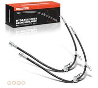 Frankberg 2x Brake Hose Hydraulic Brake Kit Brake Disc Pad Front 18J4571