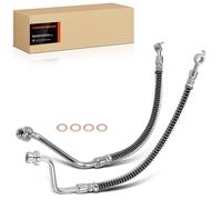 Frankberg 2x Brake Hose Rear Axle Left Right Compatible with Santa Fé II CM 2.0L-2.7L 2006-2012 Santa Fé III DM DMA 2.0L 2012-Today Sorento II XM 2.2L 2.4L 2009-Today Replace# 587372B010