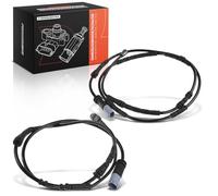 Frankberg 2x Brake Pad Wear Sensor Brake Pad Wear Indicator Front and Rear Compatible with X3 F25 2010-2017 X4 F26 2014-2018 Replace# 34356790303