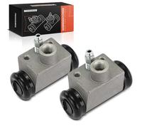 Frankberg 2x Brake Wheel Cylinder Cylinders Rear Axle Compatible with Agila (A) A H00 1.0L 1.2L 2000-2007 Justy III G3X 1.3L 1.5L 2003-2007 Wagon R Hatchback 1.0L 2004-2005 Replace# 5340183E00