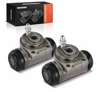 Frankberg 2x Brake Wheel Cylinder rear axle 440292 | Compatible with: 106 I 1A 1C, 106 II 1A 1C, 206 sedan, 206 Van, 206 SW 2E/K, 206+ 2L 2M, 206 Hatchback 2A/C