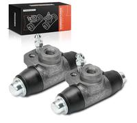Frankberg 2x Brake Wheel Cylinder Rear Axle Compatible with A2 8Z0 1.2L-1.4L 2000-2005 Arosa 6H 1.0L-1.7L 1997-2004 Cordoba 6K1 6K2 1.0L-1.9L 1993-2002 Replace# 331611051A