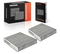 Frankberg 2x Cabin Air Filter with activated charcoal 1452344