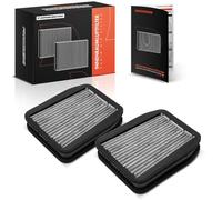 Frankberg 2x Cabin Air Filter with activated charcoal 2118301218