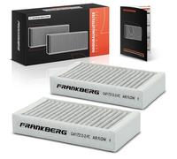 Frankberg 2x Cabin Air Filter with activated charcoal 64119237159