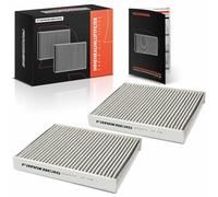 Frankberg 2x Cabin Air Filter with activated charcoal 64119272642