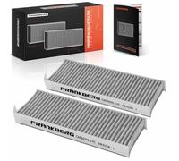 Frankberg 2x Cabin Air Filter with activated charcoal 6447-XG