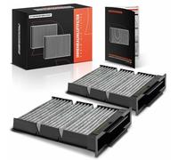 Frankberg 2x Cabin Air Filter with activated charcoal CU2317
