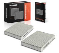 Frankberg 2x Cabin Air Filter with activated charcoal CU2945