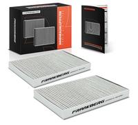 Frankberg 2x Cabin Air Filter with activated charcoal CU2952
