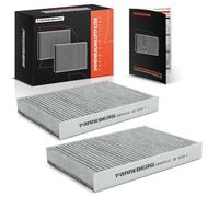 Frankberg 2x Cabin Air Filter with activated charcoal petrol CUK2743