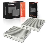 Frankberg 2x Cabin Air Filters Compatible with Clio IV BH 0.9L-1.6L 2012-2024 Clio IV Grandtour KH 0.9L-1.5L 2013-2024 Clio V B7 1.0L-1.6L 2019-2024 Replace# CUK22011