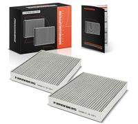 Frankberg 2x Cabin Air Filters Compatible with Focus IV HN 1.0L-2.3L 2018-2024 Kug.a III DFK 1.5L-2.5L 2019-2024 Mondeo V Hatchback CE 1.0L-2.0L 2014-2024 Replace# LAK1155