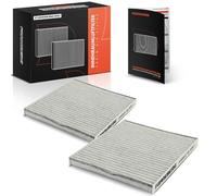Frankberg 2x Cabin Air Filters with Activated carbon Compatible with 500 312 500 C 312 500/595/695 500C/595C/695C 169 KA RU8 Ypsilon 312 843 Replace# CUK2026