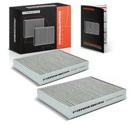 Frankberg 2x Cabin Air Filters with Activated carbon Compatible with C.a.y.e.n.n.e 92A 3.0L-4.8L T.o.u.a.r.e.g 7P5 7P6 3.0L-4.2L 2010-2018 Replace# 95857221900