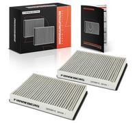 Frankberg 2x Cabin Air Filters with Activated carbon Compatible with Focus C-Max DM2 Focus III K.u.g.a I K.u.g.a II DM2 Mondeo IV BA7 C-Max DM2 Replace# AV6N19G244AA