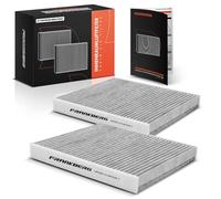Frankberg 2x Cabin Air Filters with Activated carbon Compatible with Polo AE1 AW1 BZ1 Fabia IV PJ3 Ibiza V KJ1 KJG A1 City Carver GBH A1 Sportback GBA Replace# LAK1793