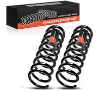 Frankberg 2x Coil Spring Front axle Left Right Compatible with C-Klasse W202 1993-2000 C-Klasse T-Model S202 1996-2001 SLK R170 1996-2004 Replace# 1703210004