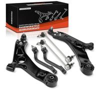 Frankberg 2x Control Arm + 2x Stabiliser Link + 2x Tie Rod End Track Rod End Front Left Right Compatible with iX35 EL ELH LM Sportage SL Replace# 545012S000
