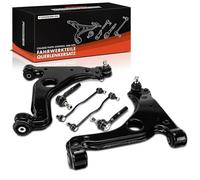 Frankberg 2x Control Arm Ball Joint Assembly + 2x Tie Rod End Track Rod End + 2x Stabiliser Link Front Left Right Compatible with Astra H Meriva B MPV Zafira Replace# 24454477