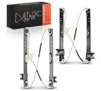 Frankberg 2x Electric Window Regulator without a motor Rear left Right