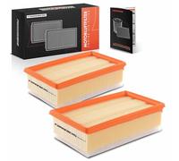 Frankberg 2x Engine Air Filter 8200437229 | Compatible with: Clio III box/hatchback SB SR, Clio II BB CB, Clio III BR0/1 CR0/1, Clio III Grandtour KR0/1
