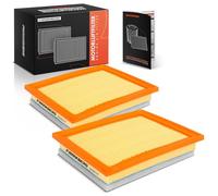Frankberg 2x Engine Air Filter 9802348680 | Compatible with: Proace Verso Bus MPY, C4 II NC, Grandland X A18 P1UO, DS5, C3 Aircross II 2C 2R, 308 Box/Hatchback LB