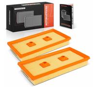 Frankberg 2x Engine Air Filter with filter insert 03C129620B | Compatible with: Golf V 1K1, E.O.S 1F7 1F8, T.o.u.r.a.n 1T1 1T2, A3 8P1, Golf Plus 521 5M1, O.c.t.a.v.i.a II 1Z3