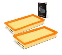 Frankberg 2x Engine Air Filters Compatible with Golf V 1K1 Polo 9A 9N Tou.ran 1T1 1T2 Fabia I 6Y2 Ibiza III 6L1 Cordoba 6L2 Room.ster 5J7 Replace# 03E129620