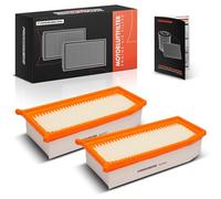 Frankberg 2x Engine Air Filters Compatible with S.a.n.d.e.r.o II C.a.p.t.u.r I Logan MCV II Dokker MPV Duster Lodgy Clio IV Thalia III Replace# 165467674R