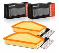 Frankberg 2x Engine Air Filters Diesel Compatible with C30 533 2.0L 2.4L 2006-2012 C70 II Cabriolet 542 2.0L 2.4L 2006-2013 S40 II 544 2.0L 2.4L 2006-2012 Replace# 30741485