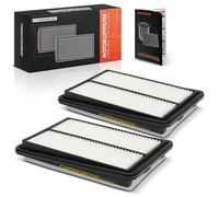 Frankberg 2x Engine Air Filters Diesel Compatible with Qashqai II SUV J11 J11 1.3L 2018-2024 Kadjar HA HL 1.5L 1.6L 2015-2024 Replace# LX4239
