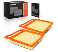 Frankberg 2x Engine Air Filters with Filters insert Compatible with C-Class W205 C43 C400 C450 3.0L 2014-2021 E-Class W212 E400 3.0L 3.5L 2013-2016 Replace# 2760940504